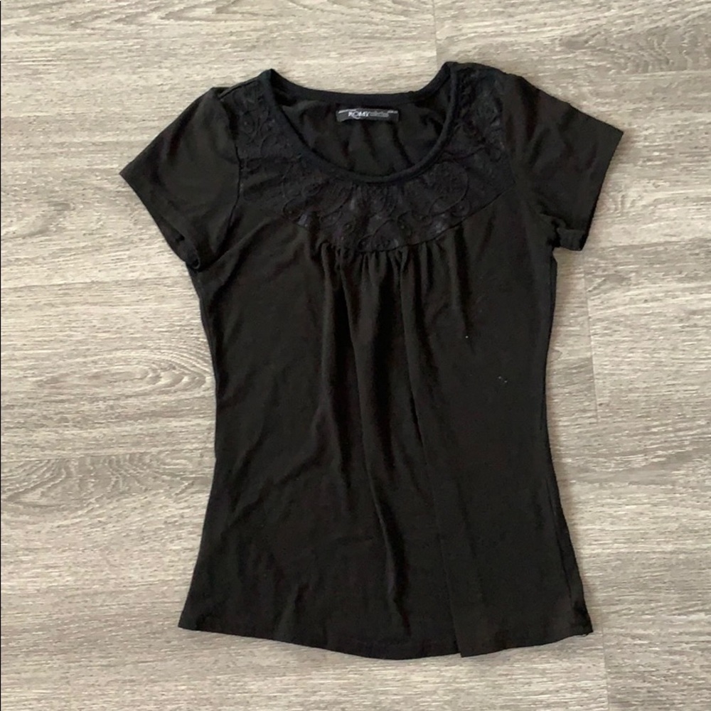 Lace front top